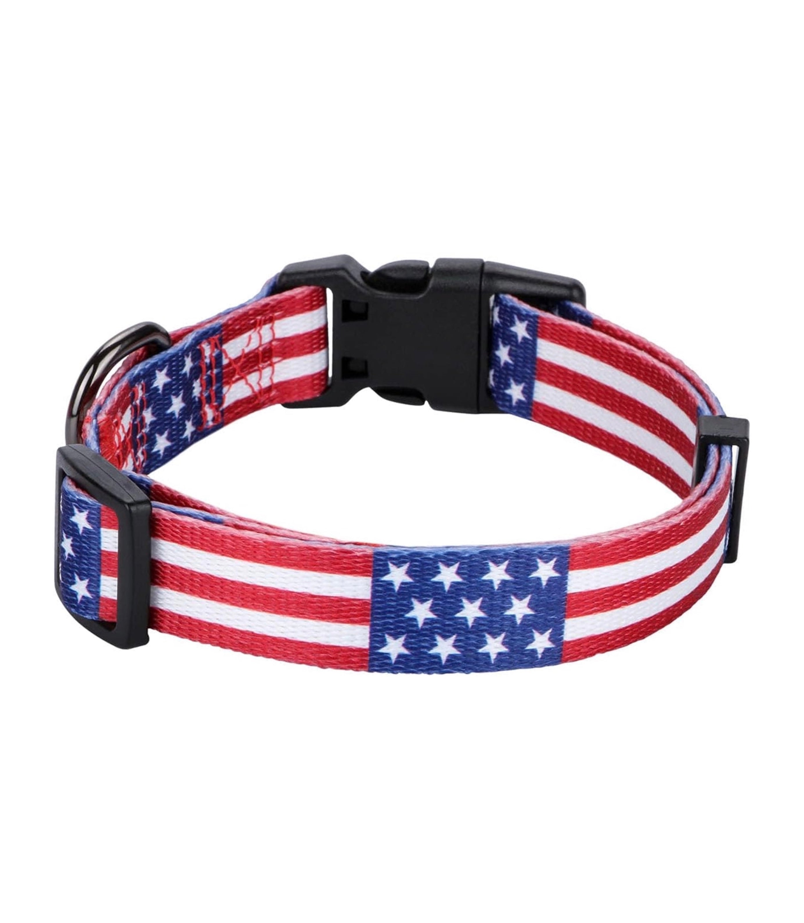 American Flag Design on Dog Collar