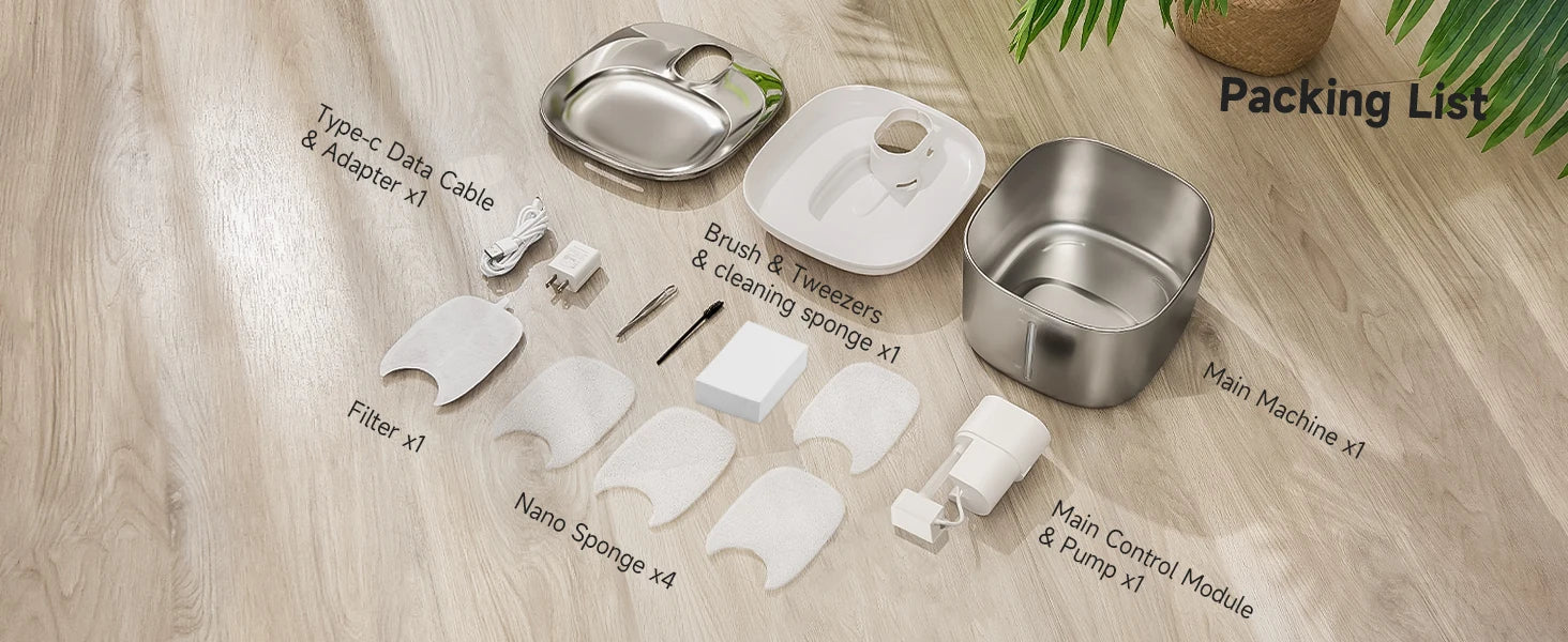 4L Capacity of Smart Pet Fountain