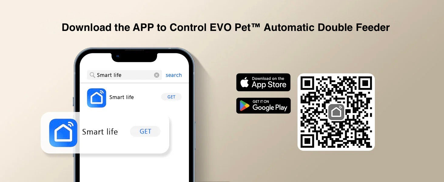 Smart Feeder control panel with Wi-Fi 5G app connectivity