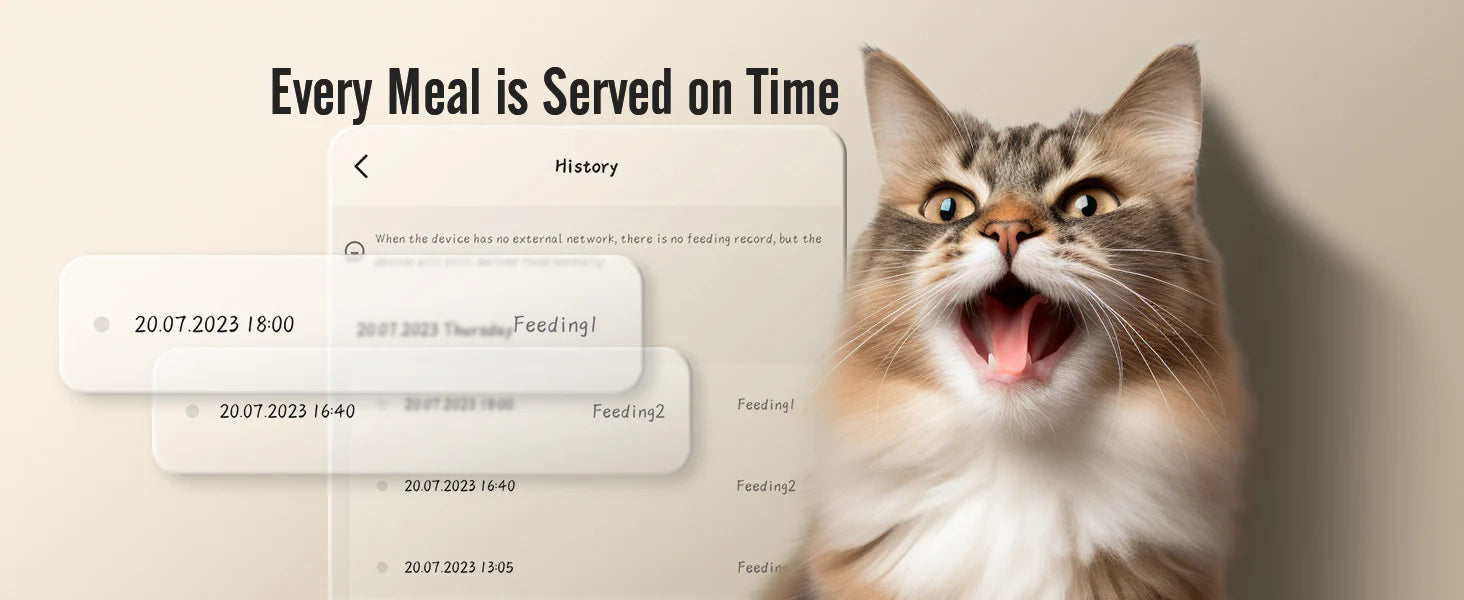 Smart Feeder control panel with Wi-Fi 5G app connectivity