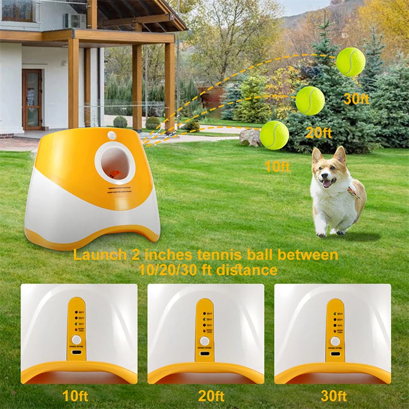 Adjustable Throwing Distances on Dog Launcher