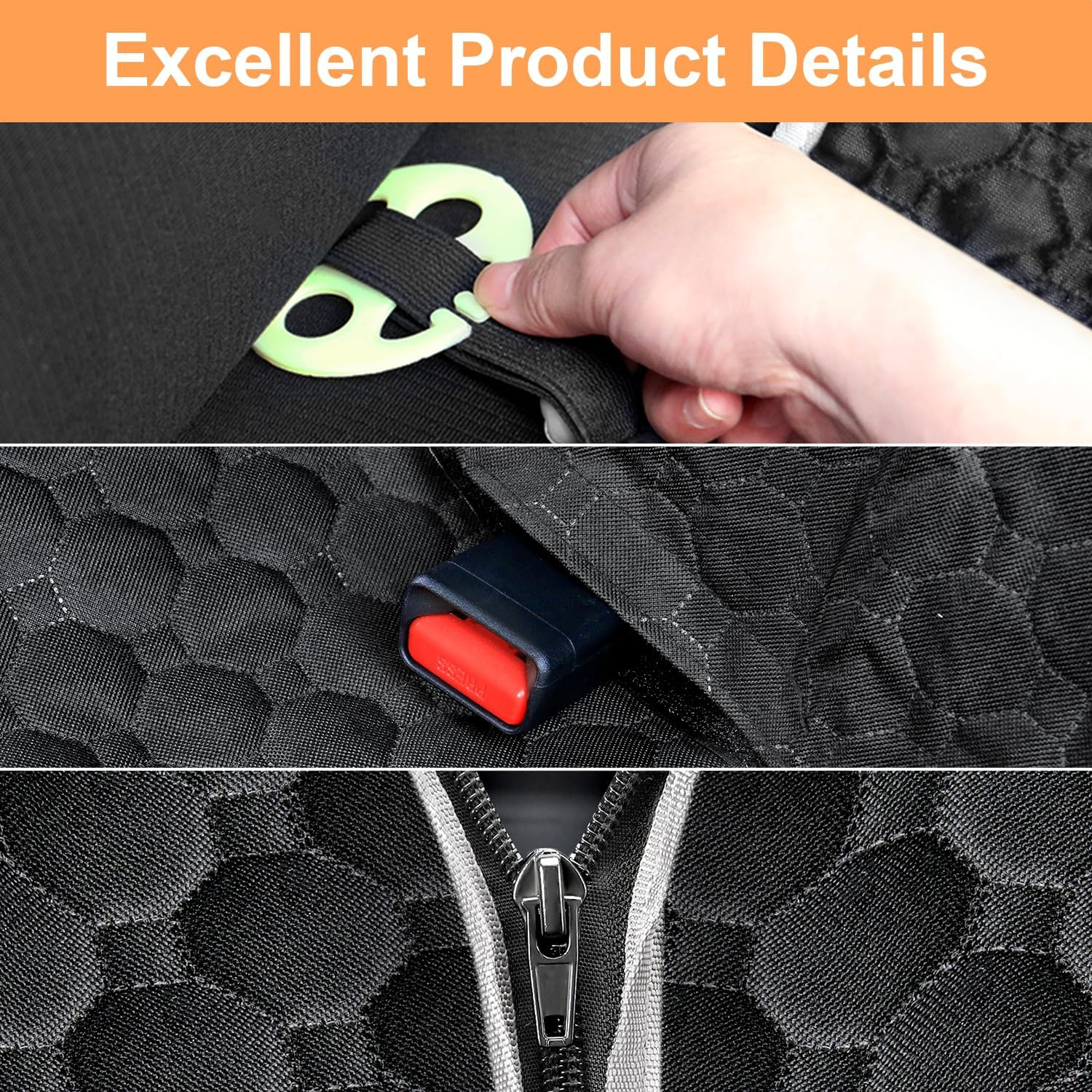 Durable Waterproof Material of Pet Car Seat Cover