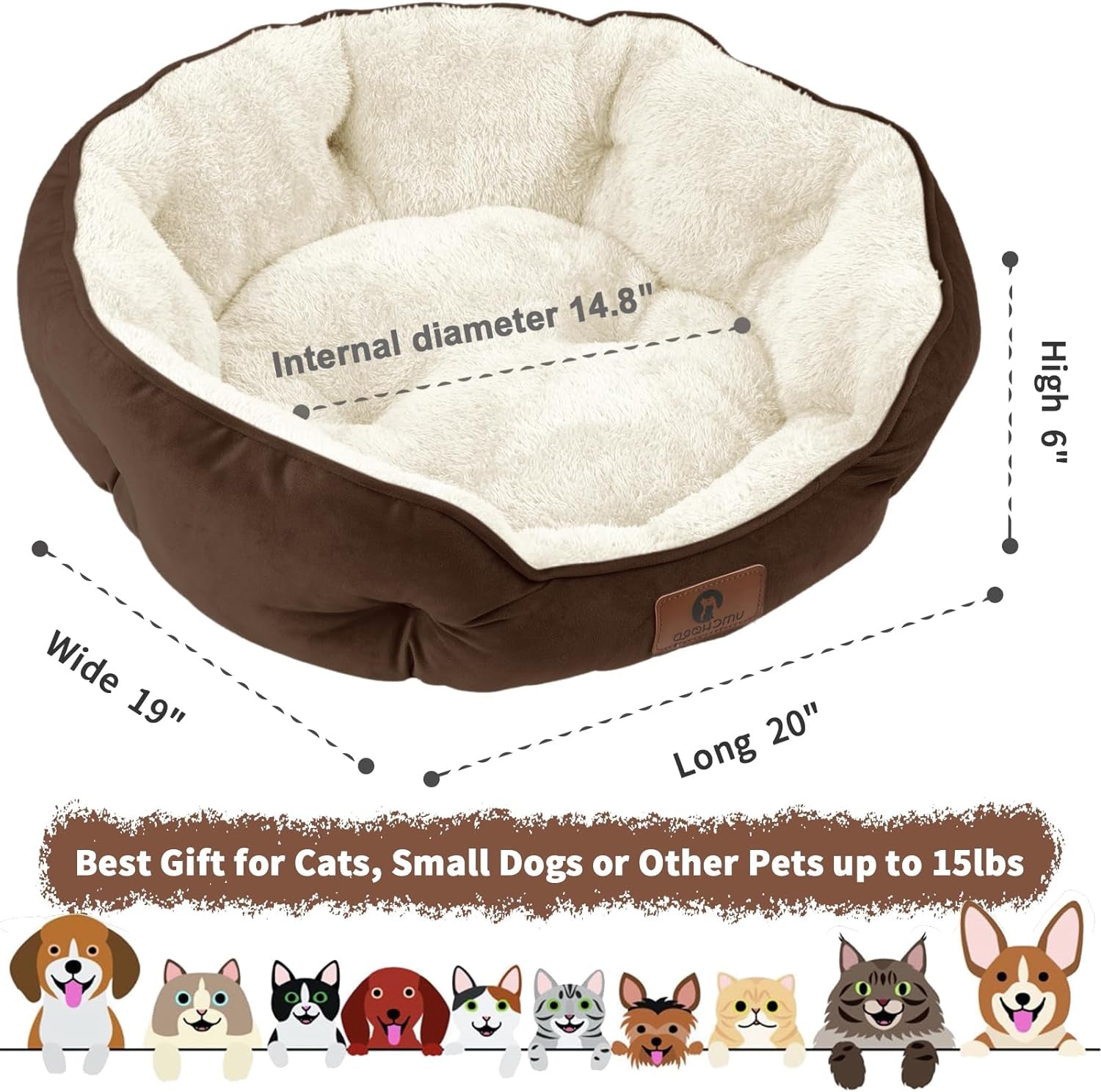 Anti-Slip Bottom of Cozy Pet Bed