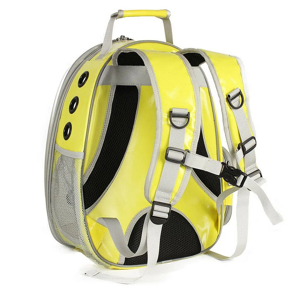 Sturdy Zippers on Lemon Yellow Pet Carrier