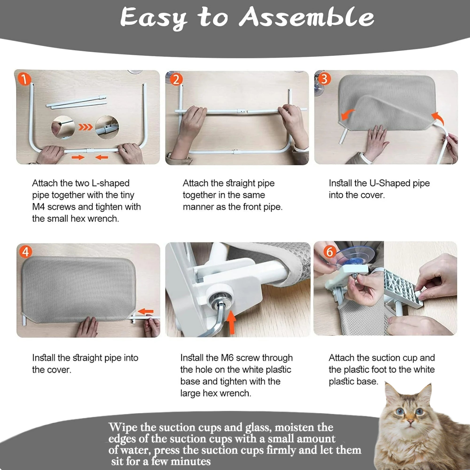 Suction Cups on Cat Window Perch